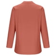 thumbnail image 4 of Hauts à Manches Longues pour Femmes Hauts à Col en V à Manches Longues Amples à Boutons Tunique en Coton et Lin Blouse d'Été Hauts à Manches Longues pour Femmes Tuniques d'Été pour Femmes Hauts d'Été à Manches Longues pour Femmes, 4 of 6