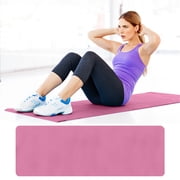 Riforla And Yoga Yoga Mat Non Slip Monochrome Women Mat Mat 4mm Sports Men Fitness & Yoga Equipment Fitness Mats Large Workout Mat Mat for Women Men Kids Home Gym Workout D