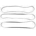 thumbnail image 1 of 3Pcs Durable Rubber Phonograph Belt Record Player Rubber Replacement Belt Black, 1 of 7