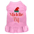thumbnail image 1 of Mirage Pet 58-413 LPKXS Middle Elf Screen Print Dog Dress, Light Pink - Extra Small, 1 of 1