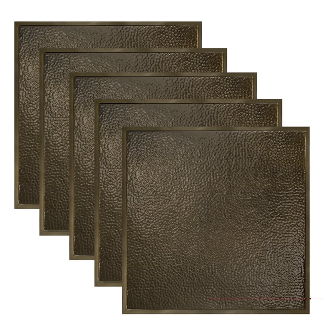 Great Lakes Tin Chicago Bronze Burst 2ft x 2ft Lay In Ceiling Tiles (5 Pack)