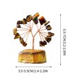 thumbnail image 2 of EGNMCR Room Decor, Home Decor Natural Colorful Crystal Stone Crushed Stone Wealth Tree Handwoven Amethyst Base Money Tree Home Decoration Crystal Money Treese, 2 of 6