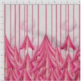 thumbnail image 2 of oneOone Georgette Viscose Fabric Stripe & Floral Panel Printed Fabric 1 Yard 42 Inch Wide, 2 of 3