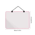 thumbnail image 3 of BUTASY Magnetic White Board, Double-Sided Dry Erase Whiteboard Wall Mounted, ortable Small Whiteboard Set for Drawing, Office, Home(Pink), 3 of 6