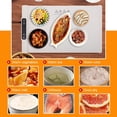 thumbnail image 4 of Electric Warming Tray, Fast Heating Rollable Portable Silicone Food Warming Mat with 3 Temperature Settings, Versatile Food Warmer for Gathering Party Home Travel, 4 of 7