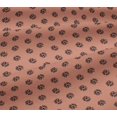 thumbnail image 5 of oneOone Georgette Viscose Fabric Leaves & Floral Block Print Fabric BTY 42 Inch Wide, 5 of 5