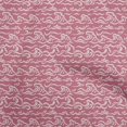 thumbnail image 1 of oneOone Velvet Red Fabric Asian Japanese Wave Sewing Material Print Fabric By The Yard 58 Inch Wide, 1 of 4