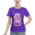 thumbnail image 1 of Women's Basic Short Sleeve T-Shirt Super Saiyan, 1 of 6