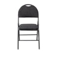 thumbnail image 2 of Mainstays Fabric Folding Chair Black, 2 of 3