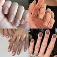 thumbnail image 1 of Jusqu'à 60 % de Rabais! Gspmoly Faux Ongles, Presser - Ongles Courts Presser - Faux Ongles Courts avec Colle pour Ongles Colle Réutilisable - Ongles 12 Tailles 2 ml Press On Nails, 1 of 4