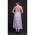 thumbnail image 4 of Bimba Robe de Plage Longue Dos Nu à Col Licou Imprimée pour Femmes - Grande, 4 of 6