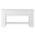 thumbnail image 2 of vidaXL Coffee Table High Gloss White 101x49x52 cm Engineered Wood, 2 of 5