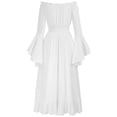 thumbnail image 3 of UPPADA Liquidation Robes d'Invitée de Mariage à Manches Évasées pour Femmes Robe de Cocktail Chic Robes de Bal d'Hiver Robes de Cocktail Formelles Robes Courtes Formelles pour Femmes, 3 of 5