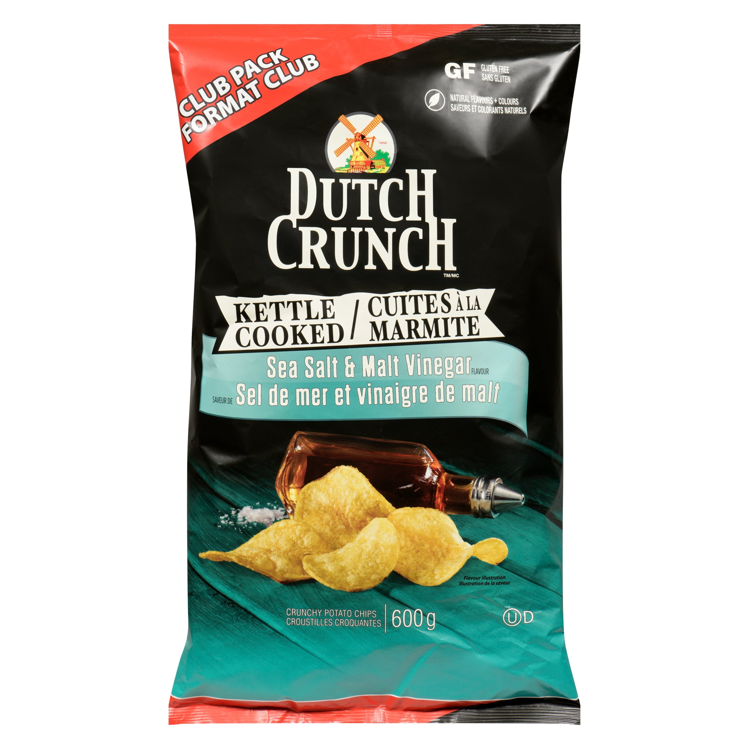 Dutch Crunch Sea Salt & Malt Vinegar Kettle Chips