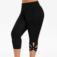 thumbnail image 1 of DPTALR Women's Comfortable Cropped Leisure Time Pants Sweatpants Yoga Pants, 1 of 9