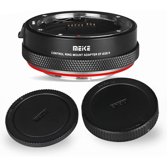 Meike MK-EFTR-B for Canon EF/EF-S Lens to RF Mount Cameras Auto-Focus Lens Adapter with Control Ring for Canon EF/EF-S Lenses to Canon EOS R RP R5 R6 R7 R10 C70