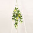 thumbnail image 2 of MesaSe Wall Hanging Pendant Artificial Lemon Swag Realistic Spring Decoration Greenery Wreath With Leaves, 2 of 11