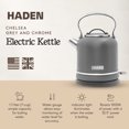 thumbnail image 2 of Haden Chelsea Bouilloire Électrique 1,7 Litre avec Base, Gris & Chrome, 2 of 9