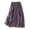 Purple, variant on WRKEKC Long Skirts for Women, Summer Skirts for Women, Solid Summer Women's Double Layer Cotton Linen Skirt For Women