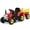Red, variant on Costway 12V Kids Ride On Tractor with Trailer Ground Loader w/ RC & Lights Red