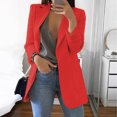 thumbnail image 2 of BYHONG Camisole d'Été à la Mode pour Femmes en Maille Ajourée à Col Rond Sans Manches avec Fines Bretelles Vestes pour Femmes Manteau pour Femmes Rouge TTTG, 2 of 5