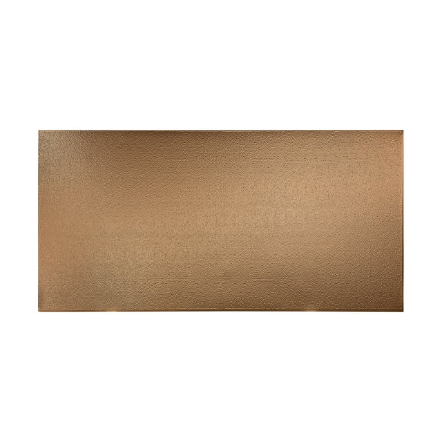 Fasade Hammered Polished Copper Wall Panel 4' x 8'