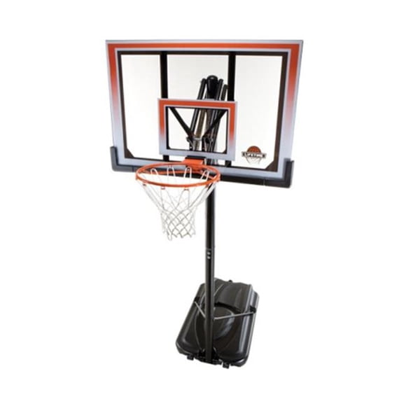 Lifetime Products 71566 50 in. Steel Framed Shatterproof Portable Basketball System