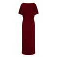 thumbnail image 4 of Gspmoly Robes d'Été pour Femmes, Robe d'Été Décontractée pour Femmes à Couleur Unie à Manches Courtes, Col Droit et Cheville avec Poches, Robes de Mariage pour Femmes en Liquidation, 4 of 8