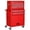 Red, variant on Costway 2 in 1 Rolling Cabinet Storage Chest Box Organizer w/ 6 Drawers Red