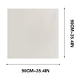 thumbnail image 1 of PRETXORVE Sheepskin Tablecloth White Restaurant Coffee Proof No Wash, 1 of 9
