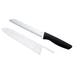 Mainstays 7.5" Couteau de cuisine en acier inoxydable noir