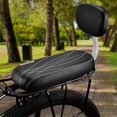 thumbnail image 3 of Bicycle Child Seat Cushion Bike Rear Seat Saddle With Back Rest Handle Armrest Footrest Universal Children Safety Carrier Seats, 3 of 5
