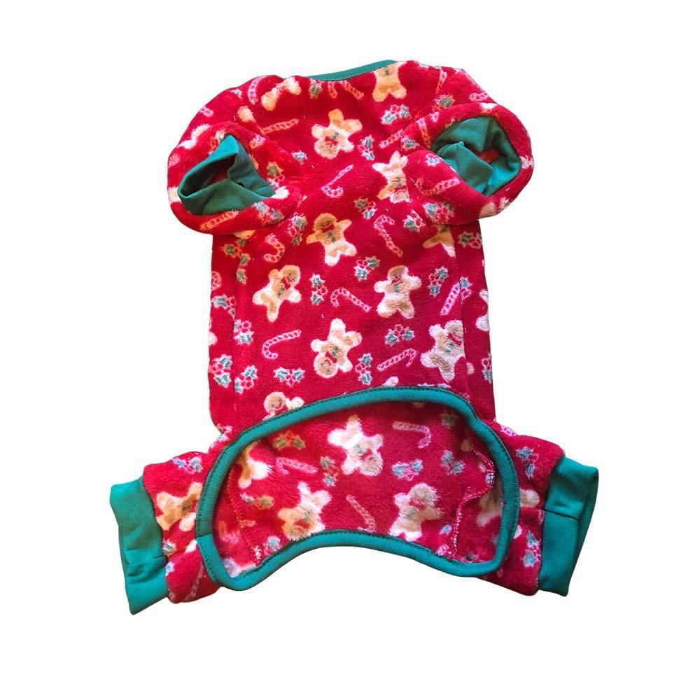 PYJAMA CHIEN - HOLIDAY GINGERBREAD