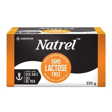 Beurre sans lactose Natrel 250g