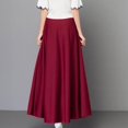 thumbnail image 2 of MYG Jupe Plissée Décontractée Taille Haute Ample pour Femmes Grande Taille, 2 of 9