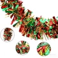 thumbnail image 4 of christmas decorations outdoor Christmas Garland Xmas Rattan Metallic s Garland Glitter Christmas Tree Hanging Wreath Decor For Staircase Railing Banister Indoor Outdoor Ornament, 4 of 6
