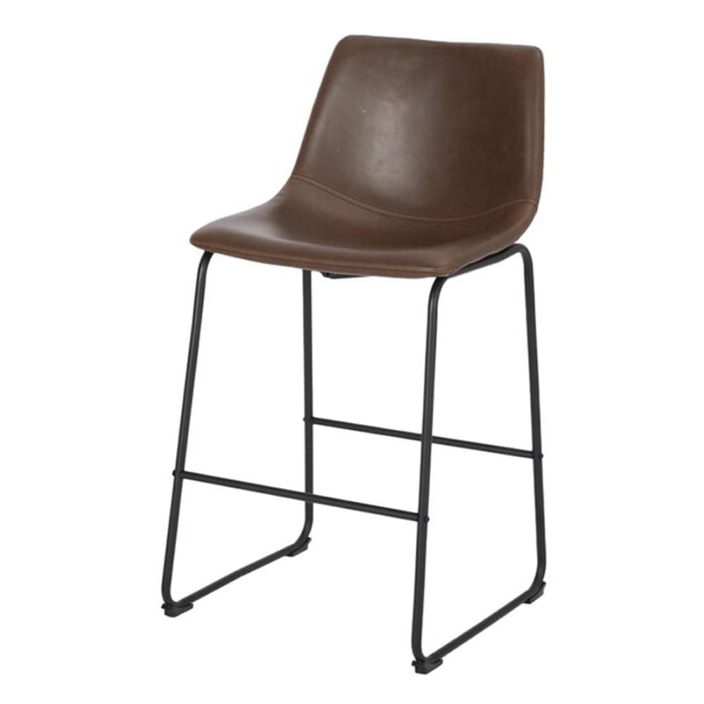 TABOURET LANDON en Marron ENSEMBLE DE 4