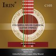 thumbnail image 3 of Guitare Classique Arc-en-Ciel Colorée IRIN C105, 6 Pcs/Ensemble.028-.043, 3 of 7