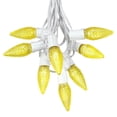 thumbnail image 1 of 25 Foot C9 LED Outdoor Lighting Patio Christmas String Light Set, Yellow, White Wire, 25 Bulbs, 1 of 5