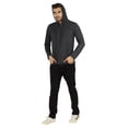 thumbnail image 2 of Inkmeso Solid Winter Hooded Sweatshirt For Mens Long Sleeve Drawstring Pullover Hoodie, 2 of 7