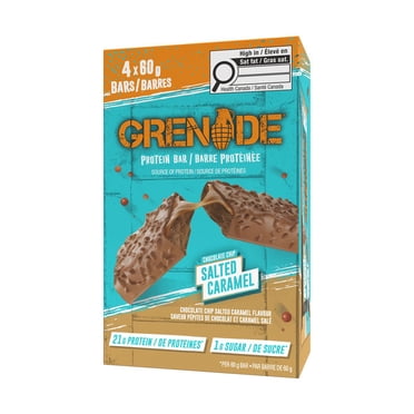 Grenade Protein Bar Chocolate Chip Salted Caramel 4x60g