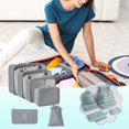 thumbnail image 4 of EGNMCR Organisateurs et Rangement de Garde-Robe, Organisation et Rangement, Bacs de Rangement, Contenants de Rangement Sac de Voyage Ensemble de 6 Pcs Sac de Rangement Multifonctionnel Ensemble de 6 Pcs un Rangement, 4 of 5