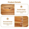thumbnail image 4 of 10-Frame Deep Brood Box, Wax Coated Bee Hives Deep Box with Beehives Frames and Wax Foundations, Langstroth Hive Body Brood Box for Beekeeping Supplement, 4 of 8