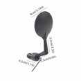 thumbnail image 2 of Aluminum Bike Mirror, Adjustable Rearview Handlebar End Mirror, 360° Rotatable, Lightweight Durable ABS Plastic, for Mountain and Road Bikes, 2 of 8