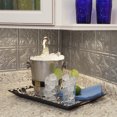 thumbnail image 2 of Fasade Decorative Vinyl Backsplash Kit 15 sq ft Coverage, 5 Panels Argent Silver Finish, 2 of 6