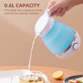 thumbnail image 2 of Yeacher Bouilloire Pliable 0,6 L de Voyage en Silicone Base en Acier Inoxydable Bouilloire de Camping 5 Modes Réglage de la Température, 2 of 8