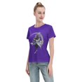 thumbnail image 4 of T-Shirt Basique à Manches Courtes pour Femmes Demon Slayer Ninja Papillon, 4 of 6