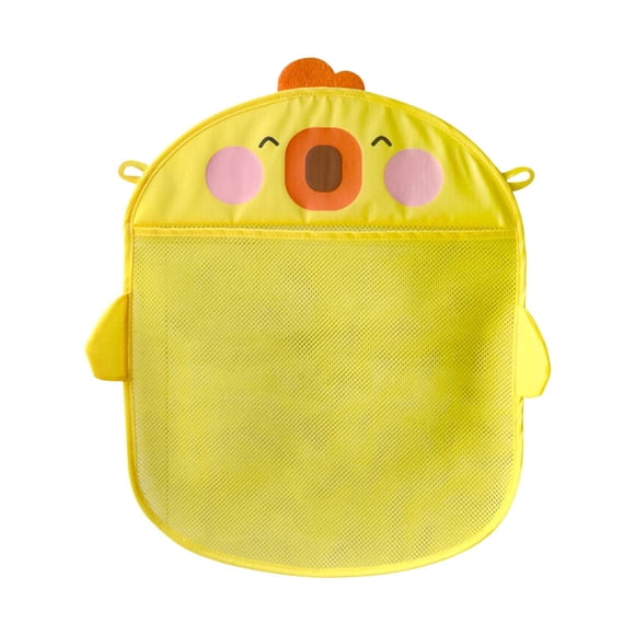 Vaidha Toy Storage Bag Cute Bath Storage Mesh Bag Bathroom With Suction Cup Drying Hanging Bag