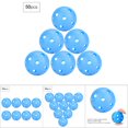 thumbnail image 3 of HLONK 50 Pack Solid Color Hollow Air Flow Golf Practice Balls  Blue - Perfect for Indoor Use and Kids, 3 of 8