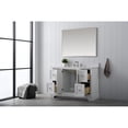 thumbnail image 3 of Vanity Art 48 Inch Single Sink Bathroom Vanity with Ceramic Sink and Engineered Marble Top, Without Mirror, 3 of 4